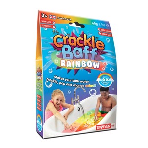 Zimpli Kids Strzelający proszek do kąpieli  Crackle Baff Colours 6 użyć 3 kolory 3+