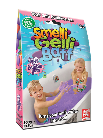 Magiczny proszek do kąpieli, Gelli Baff Smelli, Guma Balonowa, 3+, Zimpli Kids