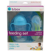 B.box Zestaw do karmienia dla niemowląt i dzieci blw Ocean Breeze