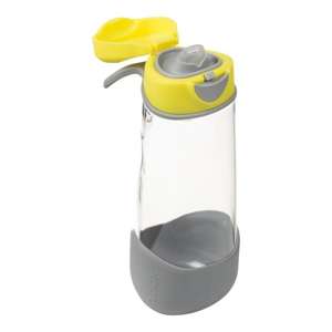B.box Butelka na wodę - bidon z ustnikiem  dla dziecka tritanowy 600 ml Lemon Sherbet