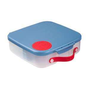 B.box Lunchbox dla dzieci do szkoły - szczelna śniadaniówka z przegródkami i wkładem chłodzącym Blue Blaze