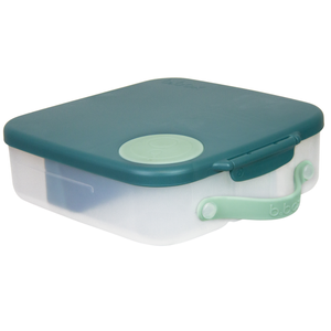 B.box Lunchbox dla dzieci do szkoły - szczelna śniadaniówka z przegródkami i wkładem chłodzącym Emerald Forest