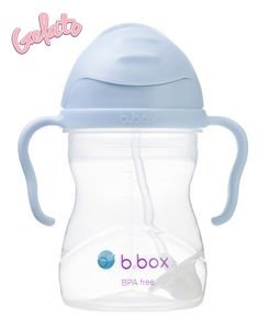 B.box bidon dla dzieci - kubek niekapek ze słomką 240 ml Gelato Bubblegum