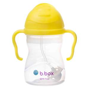 B.box bidon dla dzieci - kubek niekapek ze słomką 240 ml cytrynowy