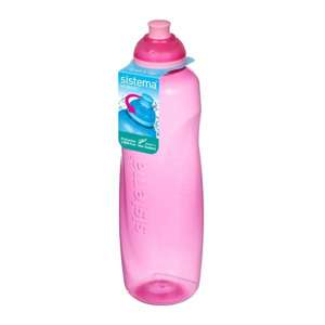 Butelka Helix 600 ml, różowa, Sistema