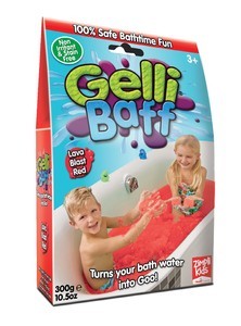 Magiczny proszek do kąpieli, Gelli Baff, czerwony, 1 użycie, 3+, Zimpli Kids, OUTLET