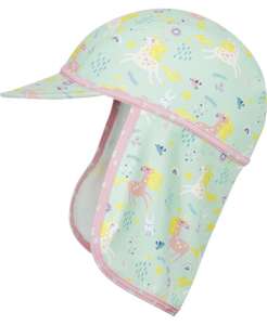 Playshoes Czapka letnia z ochroną UV dla niemowlaka – czapka z daszkiem dziecięca Jednorożec rozmiar 49 cm