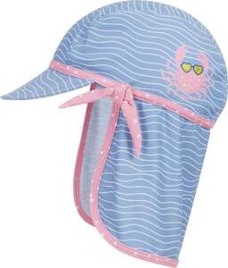 Playshoes Czapka letnia z ochroną UV dla niemowlaka – czapka z daszkiem dziecięca Krab rozmiar 49 cm