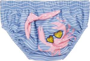Playshoes Kąpielówki dla niemowlaka – kąpielówki dla dzieci Krab niebieskie rozmiar 74/80