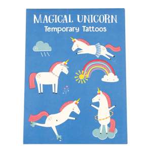 Rex London Tatuaże zmywalne dla dzieci - studio tatuaży dla dzieci 3+ Magiczny Jednorożec