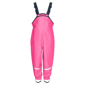 Spodnie przeciwdeszczowe z podszewką z polaru, ocieplone, rozm. 116, różowe, Playshoes