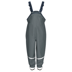 Spodnie przeciwdeszczowe z podszewką z polaru, ocieplone, rozm. 116,  szare, Playshoes