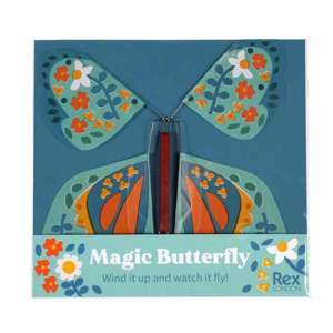 Zabawka Magiczny Motyl, niebieski, Rex London