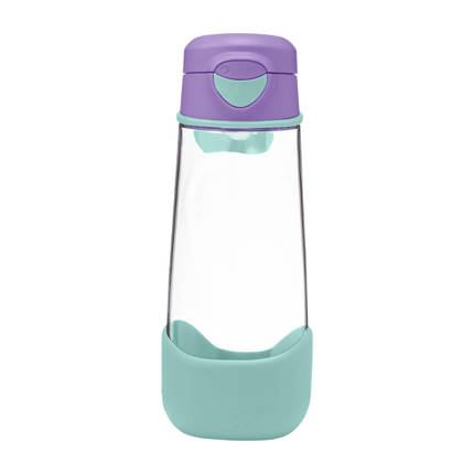 B.box Butelka na wodę - bidon z ustnikiem  dla dziecka tritanowy 600 ml Lilac Pop
