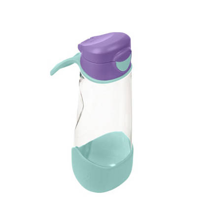 B.box Butelka na wodę - bidon z ustnikiem  dla dziecka tritanowy 600 ml Lilac Pop