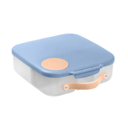 B.box Lunchbox dla dzieci do szkoły - szczelna śniadaniówka z przegródkami i wkładem chłodzącym Feeling Peachy