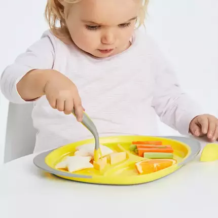 B.box Zestaw do karmienia dla niemowląt i dzieci blw Lemon Sherbet