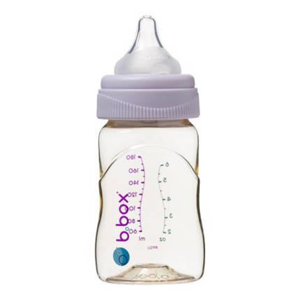 B.box butelka dla noworodka i niemowlaka do karmienia wykonana z PPSU 180 ml piwonia
