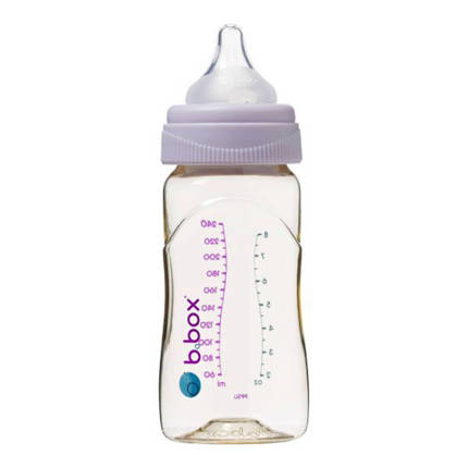 B.box butelka dla noworodka i niemowlaka do karmienia wykonana z PPSU 240 ml piwonia