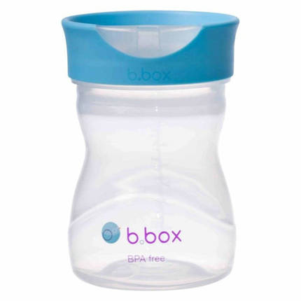 B.box kubek do nauki picia dla dziecka - zestaw 4w1 240 ml borówkowy
