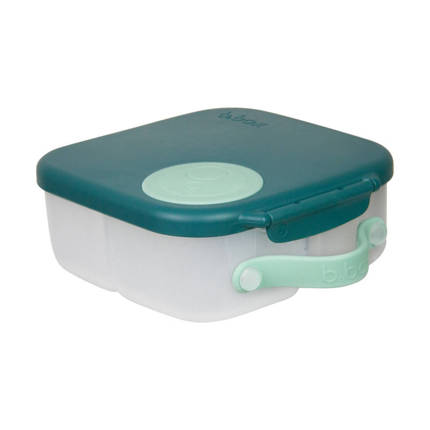 B.box lunchbox dla dzieci do szkoły - szczelna mini śniadaniówka z przegródkami Emerald Forest