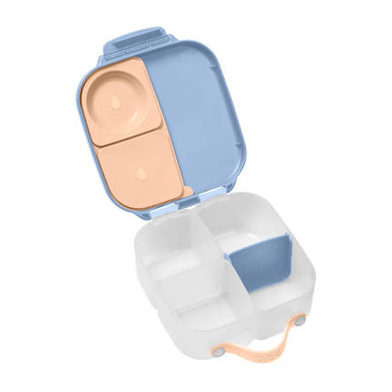 B.box lunchbox dla dzieci do szkoły - szczelna mini śniadaniówka z przegródkami Feeling Peachy