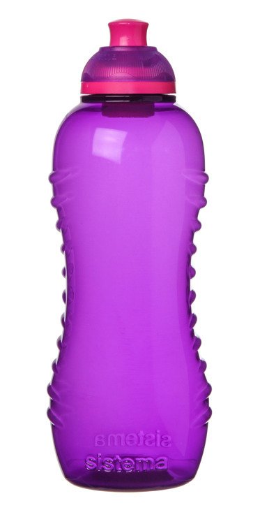 Butelka 460 ml, Squeeze, fioletowa, Sistema
