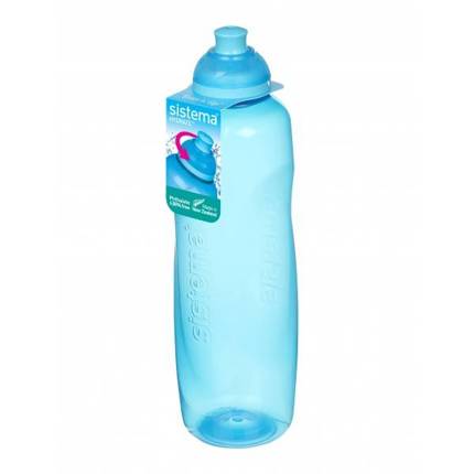 Butelka Helix 600 ml, niebieska, Sistema