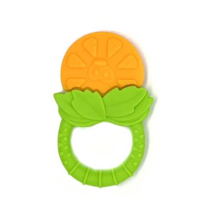 Gryzak Owoc na ząbkowanie 3 szt.  – bezpieczne gryzaki silikonowe dla niemowląt i dzieci RaZbaby