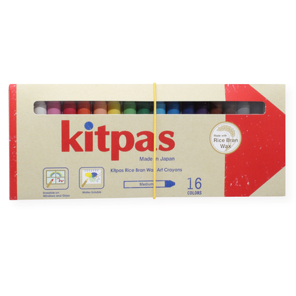 Kredki dla dzieci, 16 szt., zestaw artystyczny, Kitpas