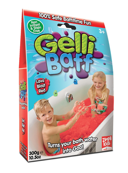 Magiczny proszek do kąpieli, Gelli Baff, czerwony, 1 użycie, 3+, Zimpli Kids, OUTLET