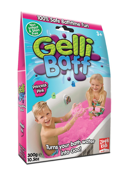 Magiczny proszek do kąpieli, Gelli Baff, różowy, 1 użycie, 3+, Zimpli Kids, OUTLET