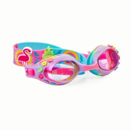 Okulary do pływania, Flamingi, kolorowe, Bling2O