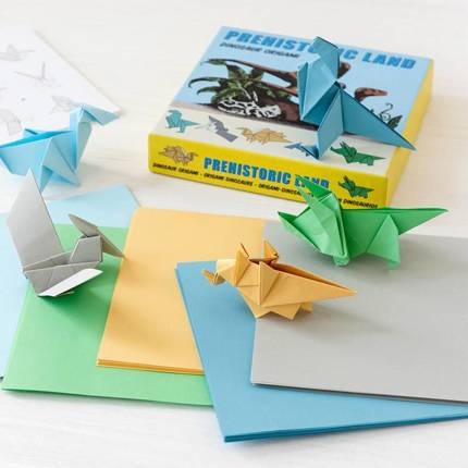 Papier do origami, Dinozaury, Rex London, OUTLET