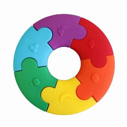 Pierwsze puzzle sensoryczne dla dziecka, Jellystone Design  + PORADNIK LOGOPEDYCZNY