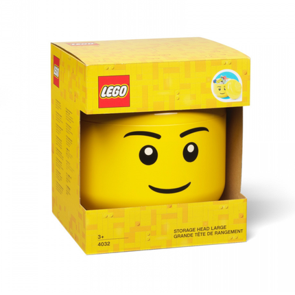Pojemnik LEGO® Głowa, Chłopiec, duży