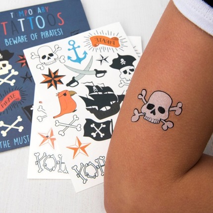 Rex London Tatuaże zmywalne dla dzieci - studio tatuaży dla dzieci 3+ Pirackie