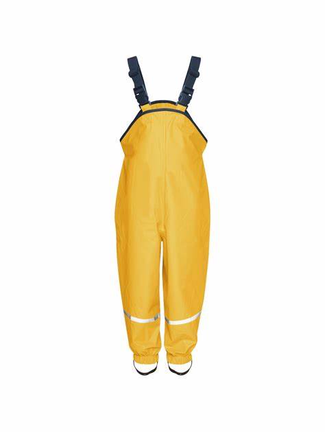 Spodnie przeciwdeszczowe rozm. 128, żółte, Playshoes