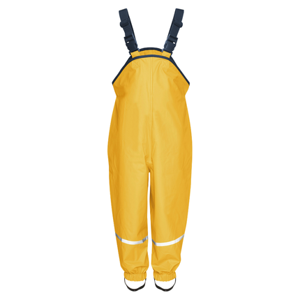 Spodnie przeciwdeszczowe z podszewką, rozm. 128, żółte, Playshoes