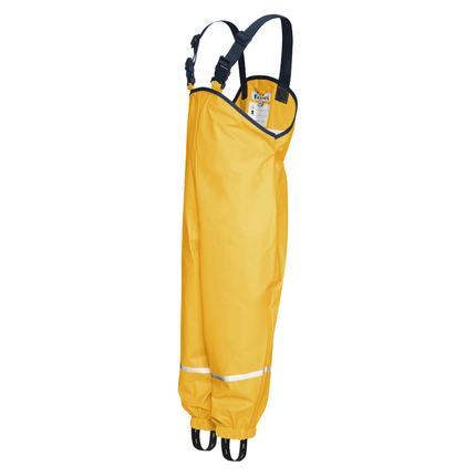 Spodnie przeciwdeszczowe z podszewką, rozm. 140 żółte, Playshoes
