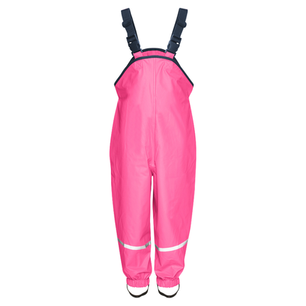 Spodnie przeciwdeszczowe z podszewką z polaru, ocieplone, rozm. 98, różowe, Playshoes