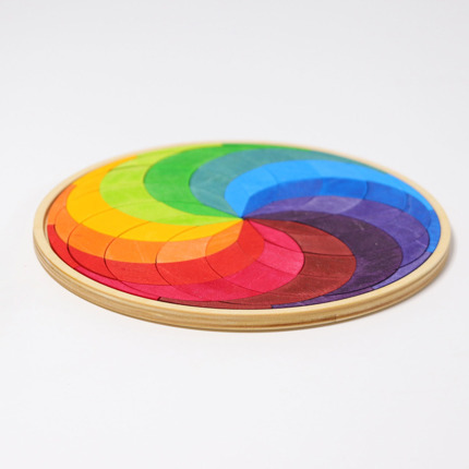 Układanka Spirala w kole, kolorowa, 3+, Grimm's