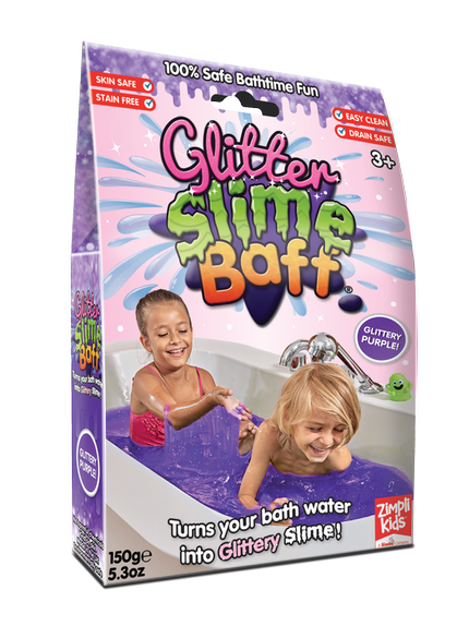 Zestaw do robienia glutów, Slime Baff Glitter, fioletowy,  3+, Zimpli Kids