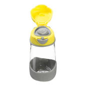 B.box Butelka na wodę - bidon z ustnikiem  dla dziecka tritanowy 450 ml Lemon Sherbet