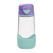 B.box Butelka na wodę - bidon z ustnikiem  dla dziecka tritanowy 450 ml Lilac Pop