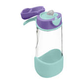 B.box Butelka na wodę - bidon z ustnikiem  dla dziecka tritanowy 450 ml Lilac Pop