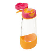 B.box Butelka na wodę - bidon z ustnikiem  dla dziecka tritanowy 600 ml Strawberry Shake