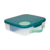 B.box Lunchbox dla dzieci do szkoły - szczelna śniadaniówka z przegródkami i wkładem chłodzącym Emerald Forest