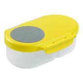 B.box Snackbox szczelny pojemnik na jedzenie i przekąski dla dzieci Lemon Sherbet