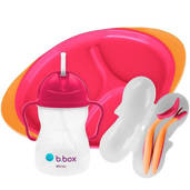 B.box Zestaw do karmienia dla niemowląt i dzieci blw Strawberry Shake